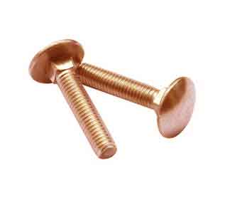 Copper Nickel Carriage Bolt Manufacturer in India
