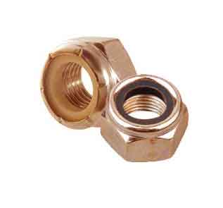 Copper Nickel Lock Nuts Fasteners Manufacturer in India
