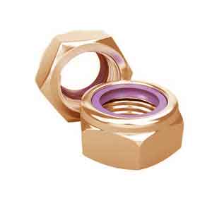 Copper Nickel Nylon Insert Nuts Manufacturer in India